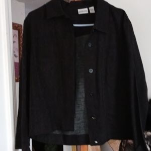 Chicos linen shirt/ jacket